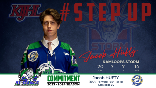 Hufty signs with SJHL’s Mustangs