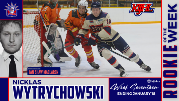 Wytrychowski storms to Rookie of the Week